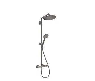 Душевая стойка, Hansgrohe, Croma Select S, цвет-шлифованный черный хром