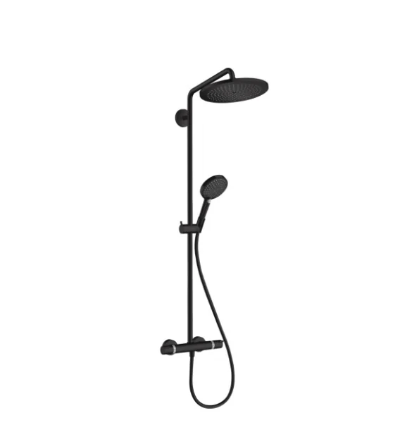Душевая стойка, Hansgrohe, Croma Select S, цвет-черный матовый