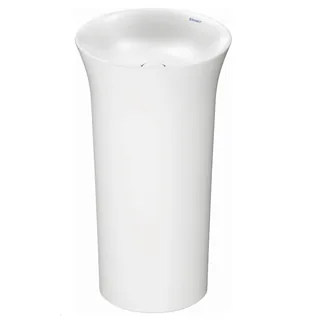 Раковина, Duravit, White Tulip, шгв 500*500*900, отверстия для смесителя-отсутствуют, подключение к стене, цвет-белый