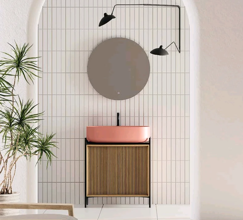 Cекция с дверцей, Scarabeo, Laila , для консоли, цвет-Rovere Chiaro Cannettato