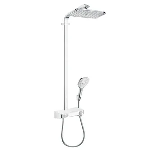 Душевая стойка, Hansgrohe, Raindance E, цвет-белый/хром