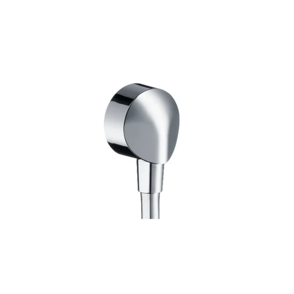 Шланговое подсоединение, Hansgrohe, Fixfit, без клапана обратного тока E, цвет-шлифованный черный хром