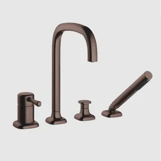 Смеситель для ванны и душа, Dornbracht, COYA, на борт ванны, цвет-Dark Bronze сатинированный (PVD) — иконка