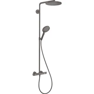 Душевая стойка, Hansgrohe, Raindance Select S, цвет-шлифованный черный хром