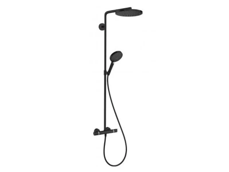 Душевая стойка, Hansgrohe, Raindance Select S, цвет-черный матовый