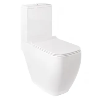 Унитаз-компакт, Kludi, RESA C, напольный, шгв 345*660*420, цвет-белый