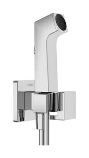 Гигиенический душ, Hansgrohe, E 1jet EcoSmart+, с запорным вентилем, для холодной воды, цвет-хром — иконка