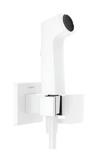Гигиенический душ, Hansgrohe, E 1jet EcoSmart+, со смесителем, цвет-белый матовый