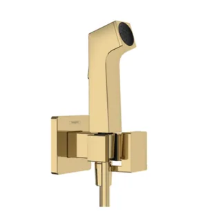 Гигиенический душ, Hansgrohe, E 1jet EcoSmart+, со смесителем, цвет-золото полированное — иконка
