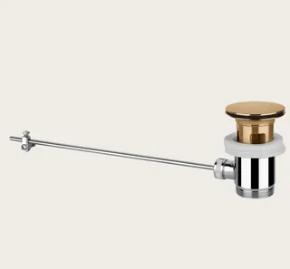 Донный клапан, Gessi, Technical Accessories, для раковин, 1 1/4", цвет-Warm Bronze PVD