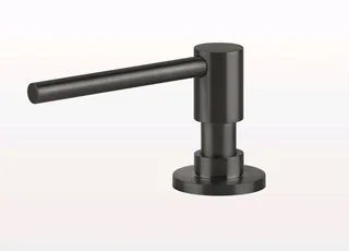 Дозатор для жидкого мыла, Gessi, шгв 45*118*65, цвет дозатора-Black Metal Brushed PVD