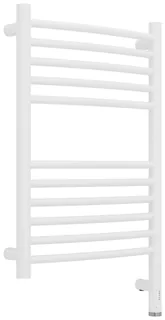 Полотенцесушитель, Сунержа, Богема 3.1, выгнутая, шгв 432*87*724, нижнее справа, МЭМ, цвет-белый матовый