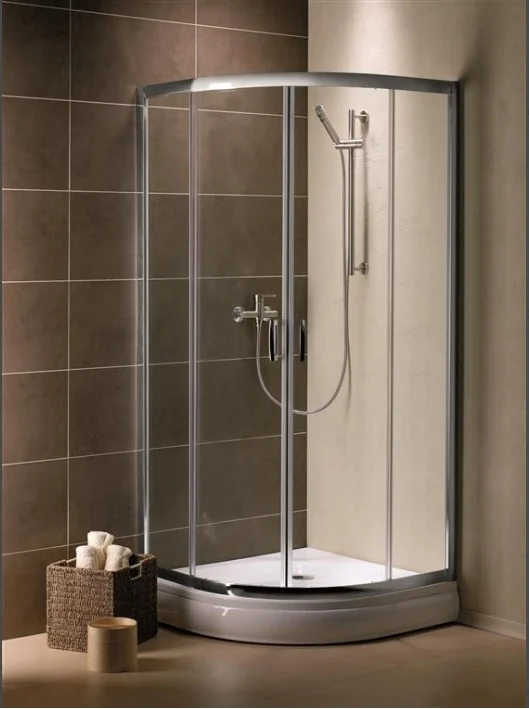 Душевое ограждение, Radaway, Premium Plus, шгв 1000*1000*1900, петли-слева и справа, хром, цвет стекла-прозрачный, Easy Clean