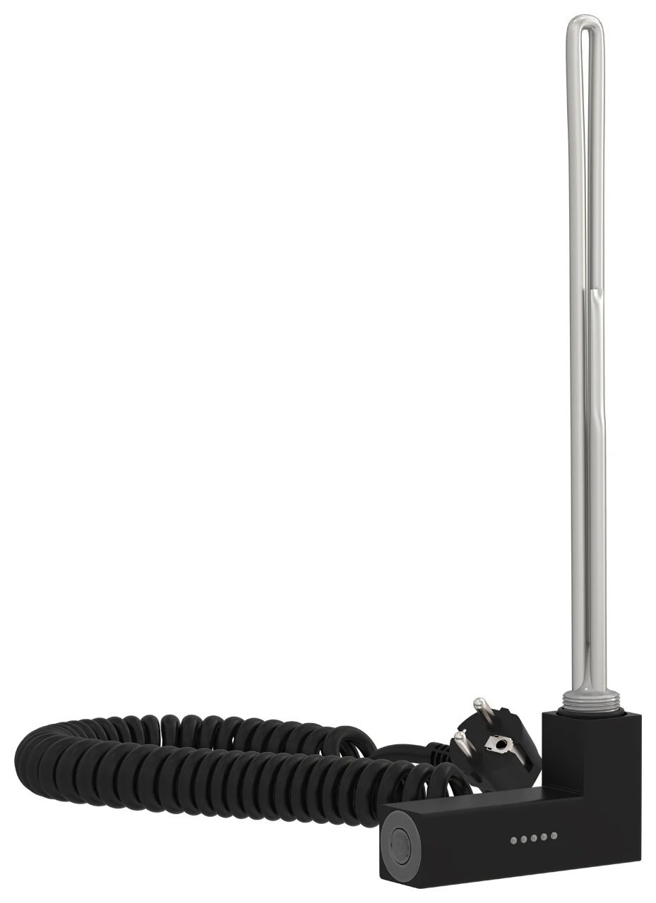 Модуль, Сунержа, CUBE, электрический многофункциональный, правый, цвет-черный матовый