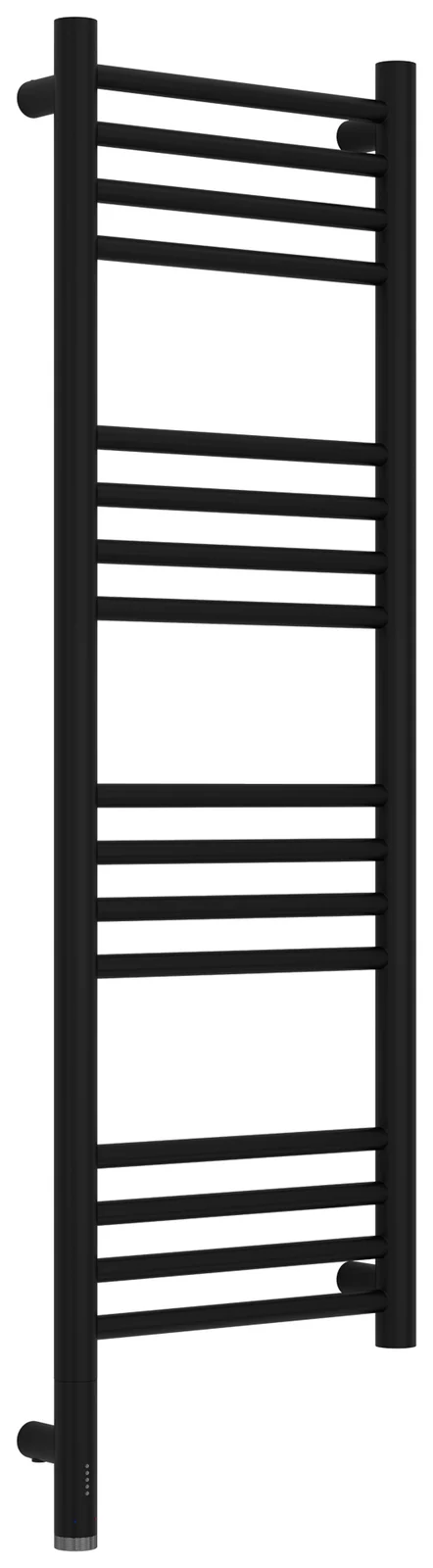 Полотенцесушитель, Сунержа, Богема 3.1, прямая, шгв 332*74*1124, нижнее слева, МЭМ, цвет-чёрный матовый