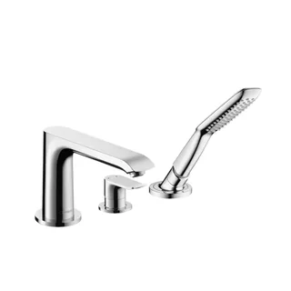 Смеситель для ванны и душа, Hansgrohe, Metris, цвет-хром