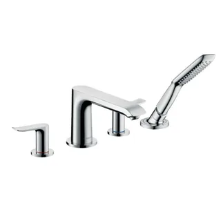 Смеситель для ванны и душа, Hansgrohe, Metris, цвет-хром