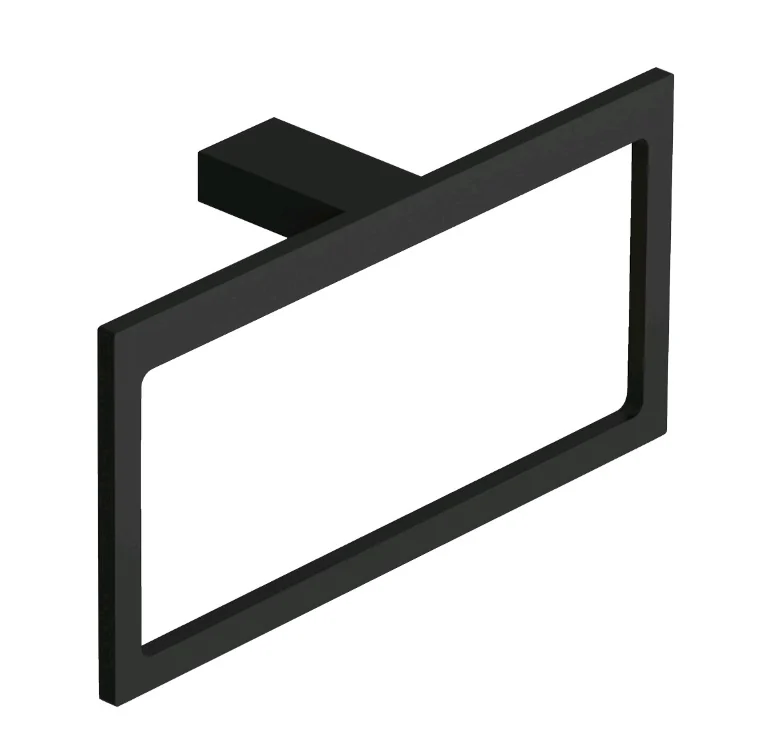 Полотенцедержатель, Kludi, VELA C, шгв 220*60*110, цвет-черный матовый (Matt Black, Nero Opaco)