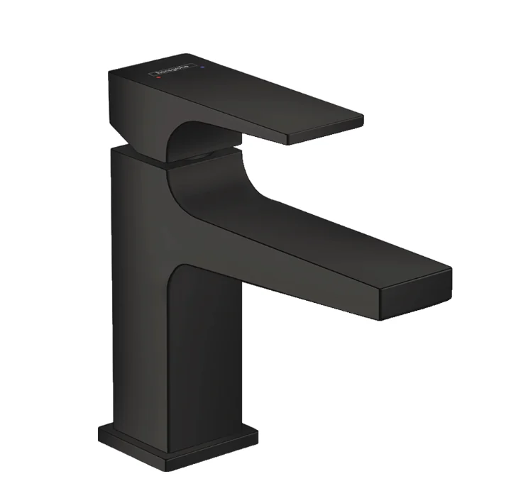 Смеситель для раковины, Hansgrohe, Metropol, цвет-черный матовый