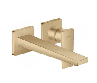 Смеситель для раковины, Hansgrohe, Metropol, цвет-шлифованная бронза