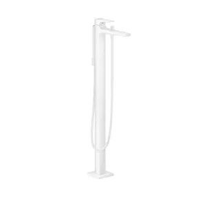 Смеситель для ванны и душа, Hansgrohe, Metropol, напольный, цвет-белый матовый