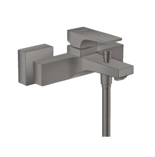 Смеситель для ванны и душа, Hansgrohe, Metropol, цвет-шлифованный черный хром