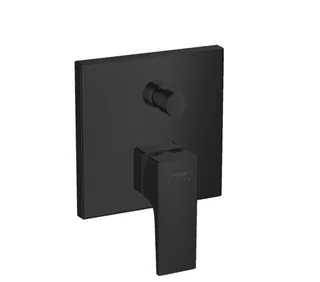 Смеситель для душа, Hansgrohe, Metropol, на 2 потребителя, цвет-черный матовый