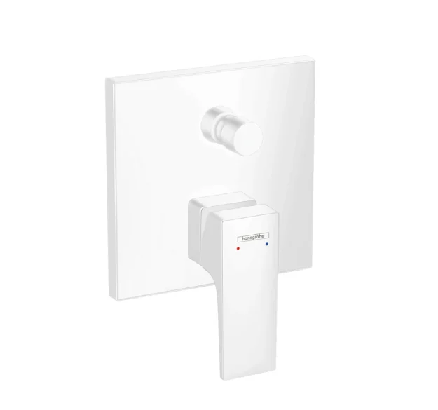 Смеситель для душа, Hansgrohe, Metropol, на 2 потребителя, цвет-белый матовый