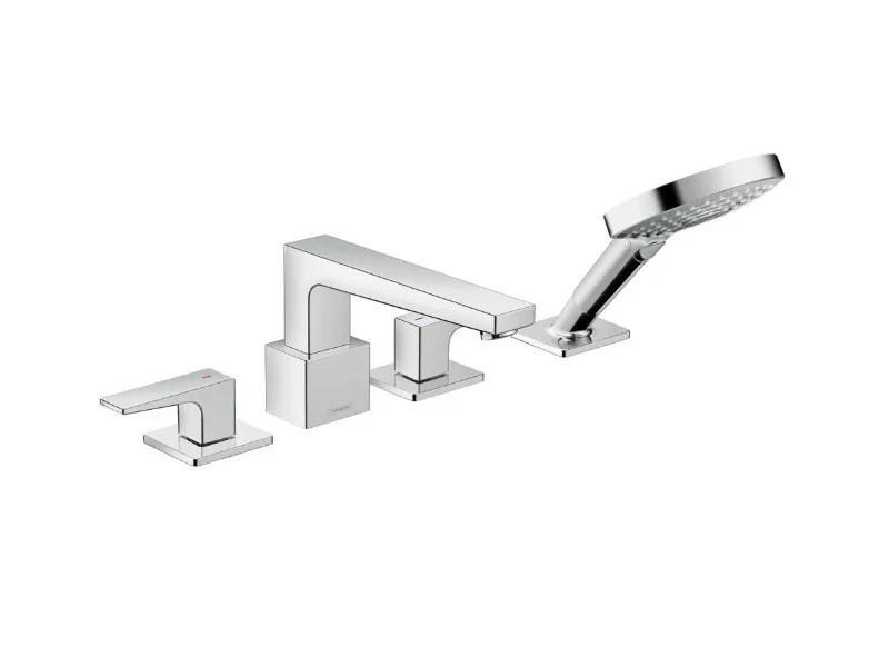 Смеситель для ванны и душа, Hansgrohe, Metropol, цвет-хром