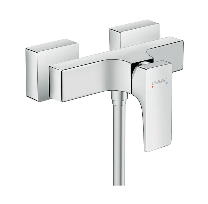 Смеситель для душа, Hansgrohe, Metropol, на 1 потребитель, настенный, цвет-хром