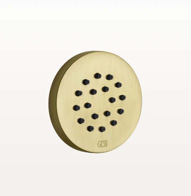 Форсунка, Gessi, Body Jets, цвет-Brushed Gold PVD