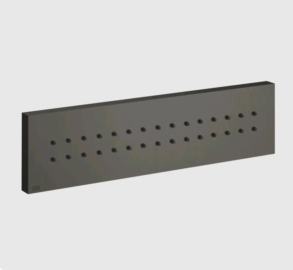 Форсунка боковая, Gessi, Body Jets, цвет-Black Metal Brushed PVD
