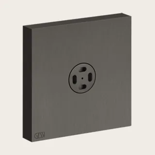 Форсунка боковая, Gessi, Rettangolo, цвет-Black Metal Brushed PVD