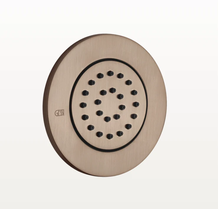 Форсунка, Gessi, Body Jets, цвет-Copper Brushed PVD