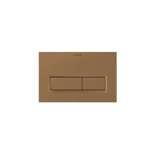 Клавиша смыва, Kludi, UNIFIX, для унитаза, шгв 244*9,3*160, подходит к Geberit Sigma, цвет-коричневый брашированный — иконка