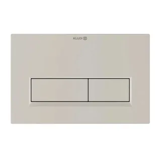 Клавиша смыва, Kludi, UNIFIX, для унитаза, шгв 244*9,3*160, цвет-серо-бежевый матовый