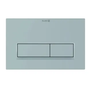 Клавиша смыва, Kludi, UNIFIX, для унитаза, шгв 244*9,3*160, цвет-голубой матовый