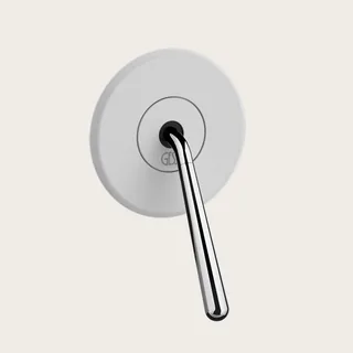 Смеситель для душа, Gessi, Goссia, на 1 потребитель, цвет-белый матовый