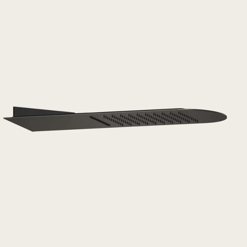 Верхний душ, Gessi, Tremillimetri, Tondo, 195*620, цвет-Black Metal Brushed PVD