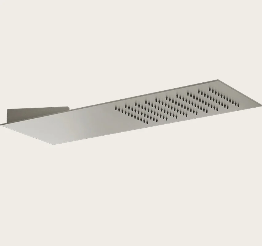 Верхний душ, Gessi, Tremillimetri, Quadro, 195*550, цвет-Steel Brushed