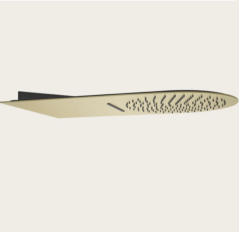 Душевая система, Gessi, Tremillimetri, 300*300, цвет-Brushed Brass PVD