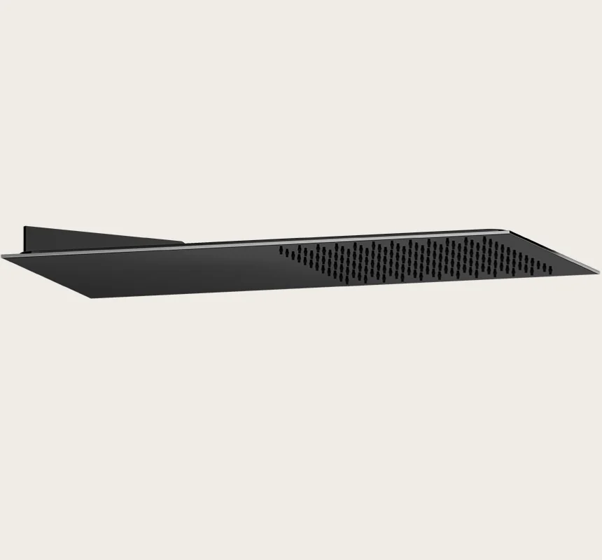 Верхний душ, Gessi, Tremillimetri, Quadro, 300*300, цвет-Black Metal PVD