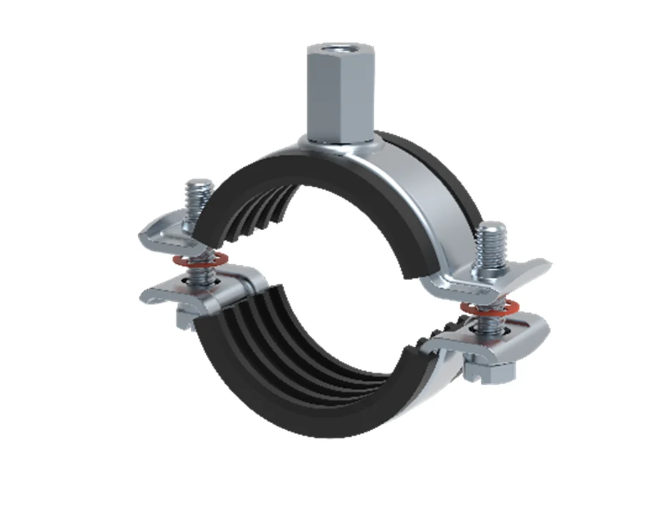 Хомут, Конкреп, HD1501, для высоких нагрузок, с EPDM, M8/M10, 60-65 мм, оцинкованная сталь