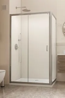 Дверь, Radaway, Premium Plus DWJ, шв 1300*1900, хром, цвет стекла-прозрачный, Easy Clean