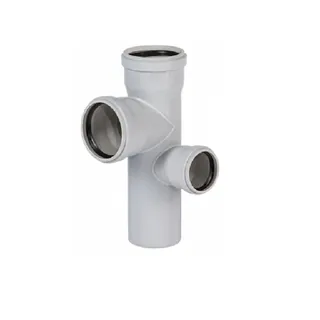 Крестовина, Ostendorf, Skolan Safe, SKEPL, 87°, 110, 75, 110, двухуровневая угловая левая, PP-MD, цвет-RAL 7035 светло-серый — иконка