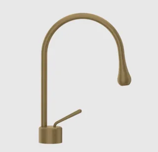 Смеситель для раковины, Gessi, Goссia, цвет-Antique Brass