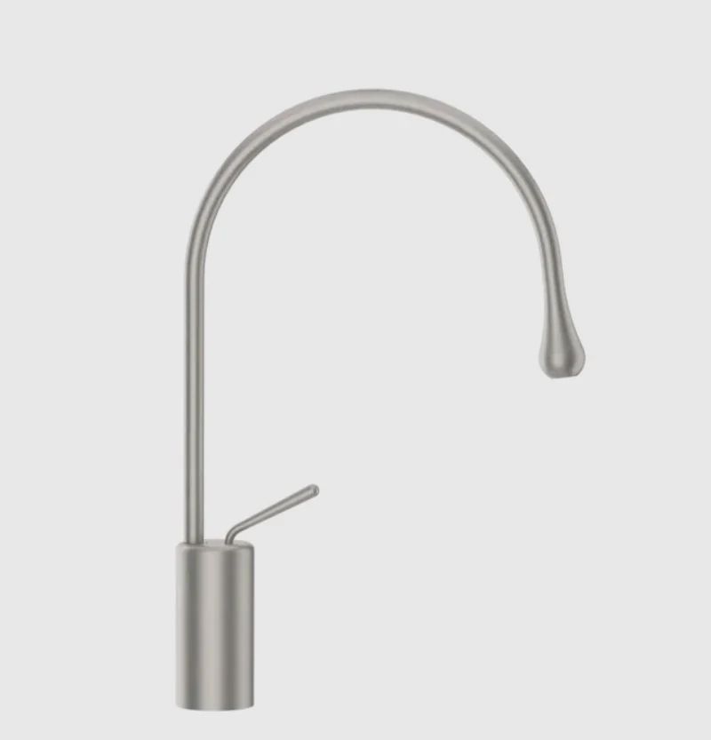 Смеситель для раковины, Gessi, Goссia, цвет-Brushed Chrome