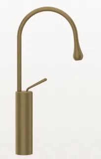 Смеситель для раковины, Gessi, Goссia, цвет-Antique Brass