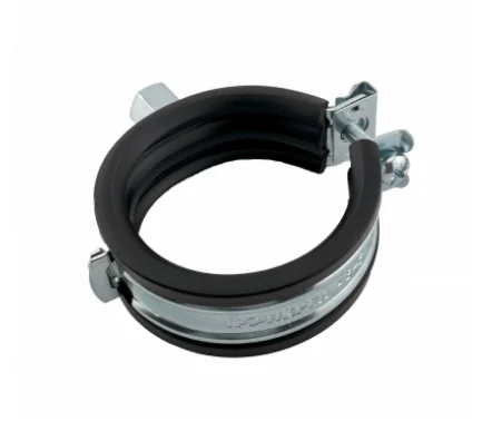 Хомут, Конкреп, SafeLock, одновинтовой, с EPDM, M8/M10, 21-23 мм, оцинкованная сталь
