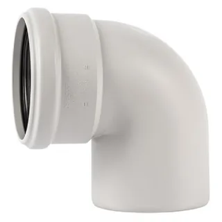 Отвод, Ostendorf, Skolan Safe, SKB, 87°, 160, PP-MD, цвет-RAL 7035 светло-серый